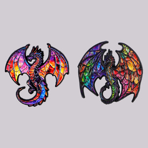 Broche en émail Dragon, broche cool, épingles à revers, badge artistique pour sac à dos, accessoires vestimentaires, bijoux animaux, cadeaux pour amis - Product Image 1