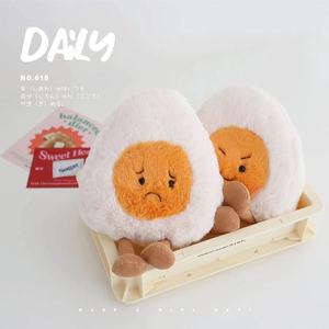 Búp bê trứng nhẹ nhàng món quà dễ thương và đồ chơi nghi binh đồ chơi sang trọng trứng luộc dễ thương trẻ em - Product Image 5