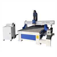 Machine de routeur de commande numérique par ordinateur pour l'industrie d'armoire et de meubles avec le côté rotatoire