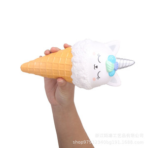Unicorn Ice Cream <b>Squishy</b> Toy TPE 5 To 7 Years Unisex Fidget Toy - Product Image 4