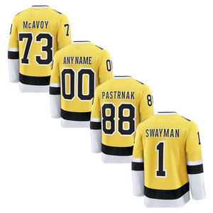 Maillots de hockey sur glace pas chers Boston <span class=keywords><strong>1</strong></span> Jeremy Swayman 73 Charlie McAvoy 88 David Pastrnak Or 2026 Stadium Series Maillot cousu - Product Image 3