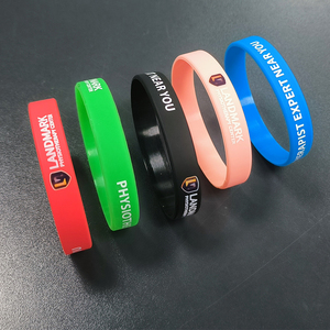 Pulsera Ajustable Negro Elástico Impresión Boobies Béisbol Poder Excusa Ronda Slap Peso Regla Pulseras de Silicona en Blanco - Product Image 3