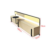 Chaise de parc et banc de loisirs extérieur en acier inoxydable pour centre commercial, salon de thé, café
