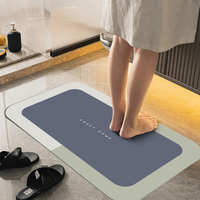 Tapis de sol en diatomite de cuisine Absorbant l'eau Absorbant l'huile Antidérapant Long Tapis de roulement Ménage Tapis en diatomite