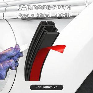 Bande d'étanchéité autocollante en mousse EPDM pour portières de voiture avec service de soudure pour couvercles de portes de voitures, camions et moteurs, et coffres - Product Image 2