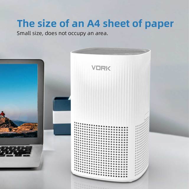 New Portable Electric Desktop Air Purifier HEPA13 Activated Carbon Low Noise Air Cleaner for Home Room