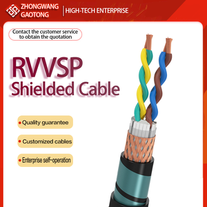 Câble blindé flexible RVVSP pour le câblage de la robotique et des machines lourdes, câble blindé flexible à double protection - Product Image 2