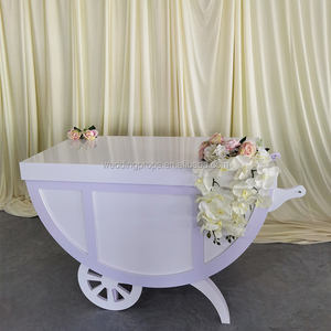 Wedding Party Garden Decoration <strong>Flower</strong> <strong>Display</strong> Stainless Steel Candy Cart Gold Candy Cart <strong>Display</strong> - Product Image 6