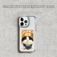 Étui de protection pour téléphone Weview Business Design Smart NFC E Ink Display, étanche, antichoc, avec protection d'appareil photo et poignée pour 15 Pro