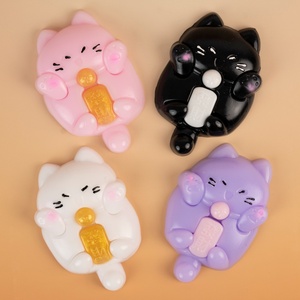 Jouets Squishy Simulation Chat Porte-Bonheur Faits Main, Anti-Stress et Décompression, Nouveauté pour Enfants, Vente Directe Usine - Product Image 1