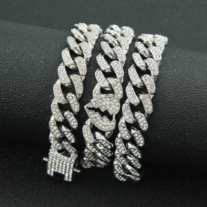 Hot Selling Hiphop Personalized Innovative Design Heart Shaped Chain Necklace Trendy Cool Unisex's Necklaces Wholesale Jewelry - Product Image 3