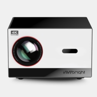 VIVIBRIGHT Projecteur LED 4K K7000 Offre une Qualité Supérieure au Projecteur DLP, Projecteur Home Cinema, Parfait pour le Home Cinéma
