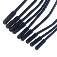 Sensor Suhu Termistor TPE Overmolded 5x20 dengan Isolasi Ganda IP68 Tahan Air, Probe 10K 3435 1C Akurasi -20C