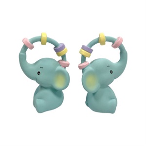 Elephant Hevea Brasiliensis Jouets de dentition en caoutchouc pour bébés Bain de canard en caoutchouc - Product Image 5