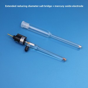 Électrode de référence au <span class=keywords><strong>mercure</strong></span>-oxyde de <span class=keywords><strong>mercure</strong></span> (Hg/HgO) avec double <span class=keywords><strong>pont</strong></span> de sel et solution alcaline - Product Image 3