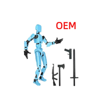 Figurine d'action militaire 3D sur le thème des animaux Robots Slayer Models PVC Plastic Cartoon Toy for Children Kids Gifts Promotions