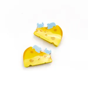 YIYI 7cm Cute Yellow Cheese Acetate Hair Claw Creative Food Claw Clip Custom Wholesale