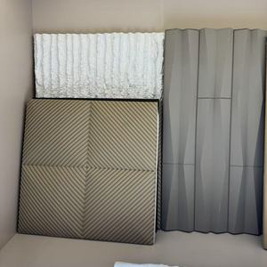 Cze קל משקל pu אבן צד כפול חומר צמנט לבן חלול 3d pu אבן קיר עבור קישוט קיר - Product Image 6