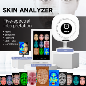 고품질 휴대용 얼굴 피부 분석 모니터 테스터 <span class=keywords><strong>3D</strong></span> 디지털 피부 분석기 - Product Image 6