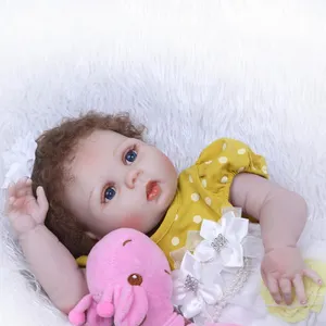 可爱40厘米女婴宝贝重生硅胶婴儿玩具重生婴儿娃娃批发