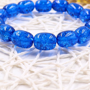 Cuentas Sueltas de Cristal <span class=keywords><strong>Chamilia</strong></span> en Forma de Jujube, Coloridas y Agrietadas, Cuentas de Vidrio con Orificio Completo para la Fabricación de Joyas, Accesorios en Caja, Venta al por Mayor - Product Image 5
