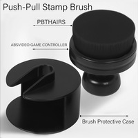 Brosse de nettoyage automobile prête à être expédiée, poils synthétiques doux et denses, manche en plastique, outil de nettoyage intérieur auto, vente en gros