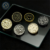 Kancing Tekan Logam Custom yang Dapat Dicuci, Kancing Jeans dari Paduan Seng Berkualitas Tinggi, Kancing Cincin Tekan untuk Pakaian Jeans, Rivet dengan Logo Terukir