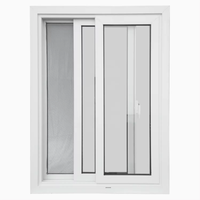 Ventanas de UPVC a prueba de viento, resistentes a huracanes y a la radiación |   Vidrio con Recubrimiento de Baja Emisividad, Ventanas Corredizas, Ventanas Abatibles