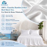 Cloudland - Tela de Color Sólido con Certificación ISO9001 y GOTS, 400 Hilos, Ecológica, Antiestática, Suave como la Seda, Diseño Moderno Tianzhu