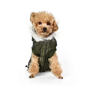 Atacado Estoque Inverno Windproof Roupas Quentes Pet Dog Coat Jacket