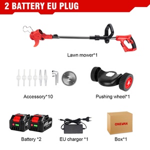 <span class=keywords><strong>Tondeuse</strong></span> à gazon électrique sans fil 20000 tr/min, coupe-herbe réglable, outils de jardinage, <span class=keywords><strong>batterie</strong></span> DIY 7 pouces, 1 an de garantie, 21V 173CC - Product Image 6