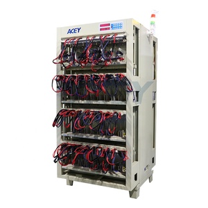 เครื่อง60A จัดระดับเซลล์ปริซึม5V 64-Channel ประหยัดพลังงานเครื่องทดสอบการปล่อยประจุแบตเตอรี่ลิเธียมไอออนแบบสี่เหลี่ยม
