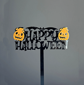 Nuevo Feliz Halloween Cake Decoraciones Calabaza <span class=keywords><strong>Bruja</strong></span> Acrílico Cake <span class=keywords><strong>Topper</strong></span> - Product Image 3