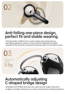 หูฟังออกกำลังกายแบบเกี่ยวหู OWS ปรับแต่งโลโก้ได้ เนื้อพลาสติกพรีเมียม คุณภาพสูง - Product Image 2