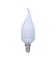 Flimmerfreie Mini-Kerzenförmige Rückleuchte 2700K 6500K Energiesparlampe 9W 7W E14 CFL-Glühbirne
