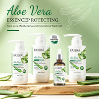 Prix d'usine – Kits de soins capillaires naturels à l'aloe vera : sérum hydratant, shampoing et après-shampoing