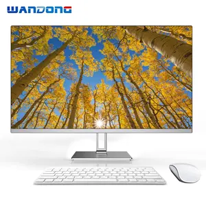 AIO电脑i3 i5 i7一体机23.8英寸电脑台式电脑全套二手多功能设计单体