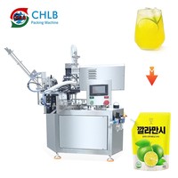 Machine de remplissage entièrement automatique pour sachets Doypack préformés, remplissage et bouchage de petites poches à bec verseur pour boissons