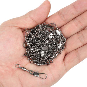 Pêche Émerillon <span class=keywords><strong>Baril</strong></span> Roulant Connecteur 1 #-14 # Hameçons Roulement Pivotant Connecteur Accessoires De Pêche - Product Image 6