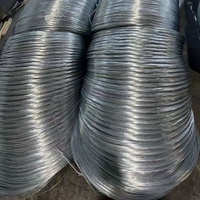 Fil d'acier galvanisé à chaud haute tension en gros, découpe sur mesure, diamètre 0,6-16 mm, pour usage en construction, trempé à l'huile, dur