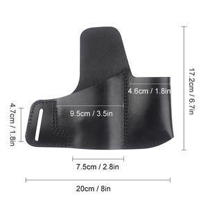 Étui à pistolet en cuir de vachette avec extraction de chaleur étui résistant aux rayures pour magazines accessoires cibles - Product Image 6