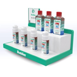 Bespoke 2-bước truy cập hàng đầu Acrylic mỹ phẩm hiển thị giá plexiglass Máy tính để bàn nước hoa phun chai kệ cho cửa hàng bán lẻ - Product Image 1