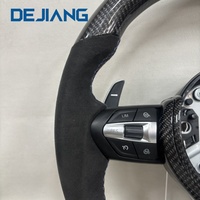 Volant personnalisé en cuir perforé noir avec fibre de carbone et LED pour BMW F10 F30 F31 F32 F20 E92 E60 X6 E71 X5 E70 M3 M4 M5