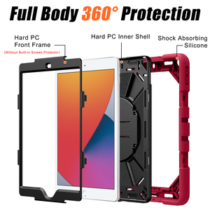 Étui antichoc pour tablette adapté aux enfants pour iPad 10,2 pouces 9e, 8e et 7e génération, coque de protection pour tablette avec béquille rotative - Product Image 2