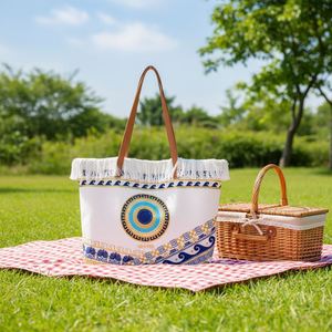 Hot Sale Blue Eyes <b>Canvas</b> <b>Tote</b> Bags Eco Friendly <b>Canvas</b> Shopping Bag Ladies <b>Canvas</b> Handbag for Outdoor Travel - Product Image 3