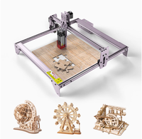 Mini découpeuse de gravure laser à diode 40W pour bois verre cuir métal prend en charge les formats LAS AI DST DXF état neuf