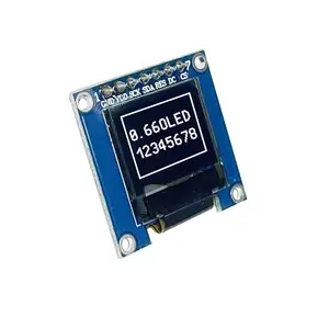 Mini Square LCD Screen 7PINS White SSD1306 0.66'' 0.66 Inch 6448 Panel SPI 0.66 OLED 64x48