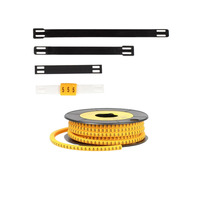 EC-J A-Z 0-9 câble cravate marqueur étiquette Tube manchon câble marqueur Ms65 100 135 150 180 200