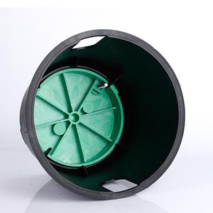 Caja de Válvulas de Riego 910 Negra de Plástico de Ingeniería con Cubierta Protectora para Sistemas de Riego de Jardinería - Product Image 2