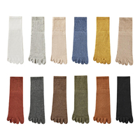 Chaussettes de sport personnalisées à cinq orteils, OEM ODM, en coton doux, avec logo personnalisé, pour la course et les activités physiques